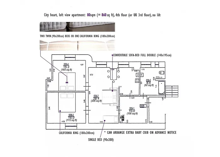 Heart, Bright, Loft View, Free Parking Riga
